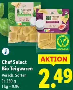 Lidl Chef Select Bio Teigwaren Angebot