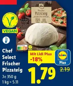 Lidl Chef Select Frischer Pizzateig Angebot