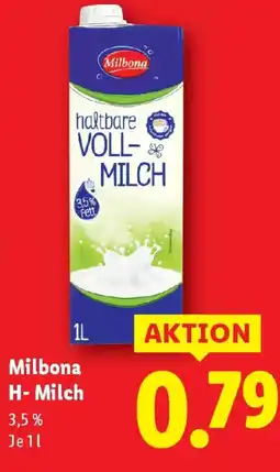 Lidl Milbona H Milch Angebot