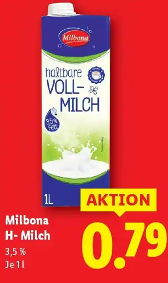 Lidl Milbona H Milch Angebot