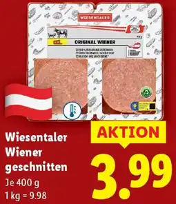 Lidl Wiesentaler Wiener geschnitten Angebot