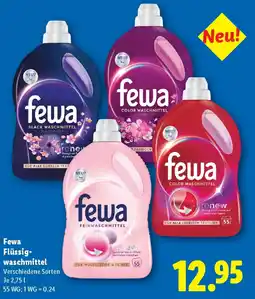 Lidl Fewa Fewa Flüssig- waschmittel waschmittel Angebot