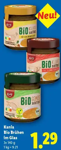 Lidl Kania Bio Brühen im Glas Angebot