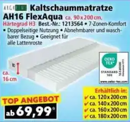 Norma Algam kaltschaummatratze ah16 flexaqua Angebot