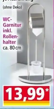 Norma Wc garnitur inkl rollen halter Angebot