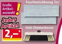 Norma Feuchtwischbezug 2er Holz Zimmerbesen Angebot