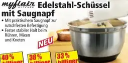 Norma myflain Edelstahl Schüssel mit Saugnapf Angebot