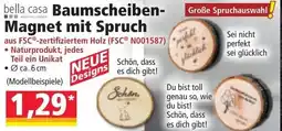 Norma Baumscheiben Magnet mit Spruch Angebot