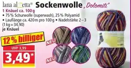 Norma Sockenwolle Dolomiti Angebot
