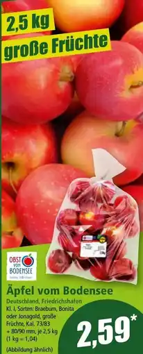 Norma Äpfel vom Bodensee Angebot