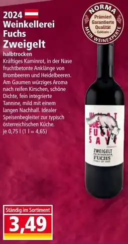 Norma 2024 Weinkellerei Fuchs Zweigelt Angebot