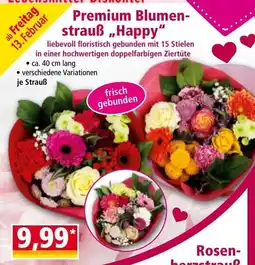 Norma Premium Blumen strauß HappyPremium Blumen- strauß „Happy" Angebot