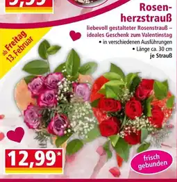 Norma Rosen herzstrauß Angebot