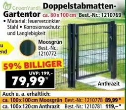Norma Doppelstabmatten Gartentor Angebot