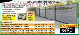 Norma wpc sichtschutzzaun valla Angebot