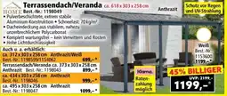 Norma Terrassendach veranda Angebot