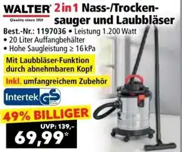 Norma 2 in 1 nass trocken sauger und laubbläser Angebot
