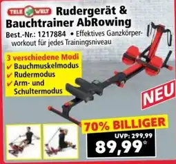 Norma Rudergerät & bauchtrainer abrowing Angebot
