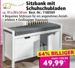 Norma Sitzbank mit Schuhschubladen Angebot