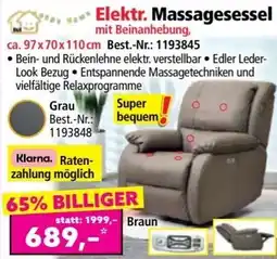 Norma Elektr Massagesessel Angebot