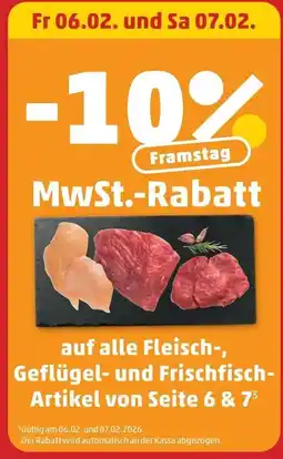 PENNY Fleisch Geflügel und Frischfisch Angebot