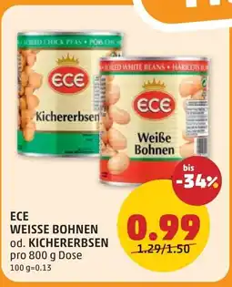 PENNY Weisse bohnen od. kichererbsen Angebot