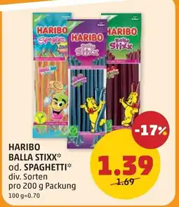 PENNY Haribo balla stixx od. spaghetti Angebot