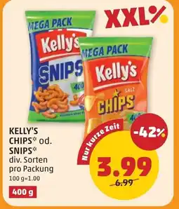 PENNY Kelly's chips od. snips Angebot