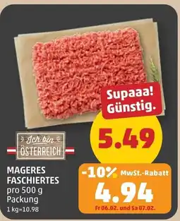 PENNY Faschiertes Angebot