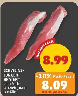 PENNY Schweins lungen braten Angebot