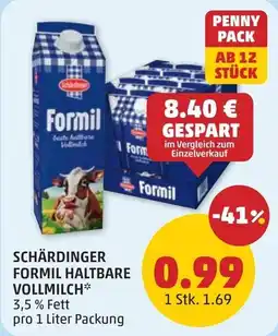 PENNY Formil haltbare vollmilch Angebot