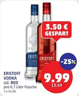 PENNY Eristoff vodka od. red Angebot