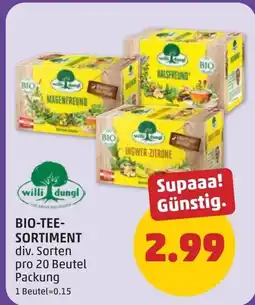 PENNY Bio-tee- sortiment Angebot