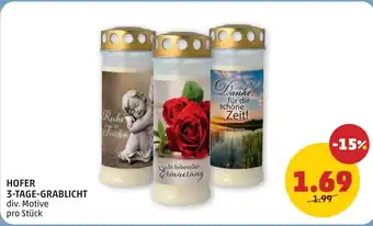 PENNY Hofer 3 tage grablicht Angebot