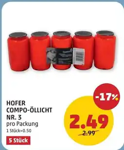 PENNY Hofer compo-öllicht nr. 3 Angebot