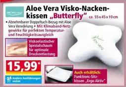 Norma Aloe Vera Visko-Nackenkissen „Butterfly“ Angebot