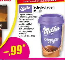 Norma Milka Schokoladen Milch Angebot