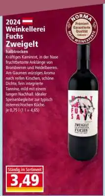 Norma Weinkellerei Fuchs Zweigelt Angebot