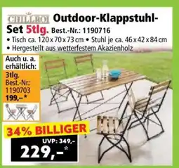 Norma Outdoor-Klappstuhl-Set 5tlg Angebot