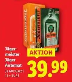 Lidl Jägermeister Jäger Automat Angebot