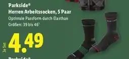 Lidl Parkside Herren Arbeitssocken, 5 Paar Angebot