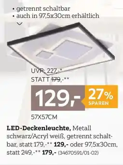 XXXLutz Led deckenleuchte Angebot