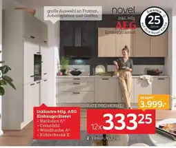 XXXLutz Novel einbauküche Angebot