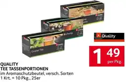 Transgourmet Quality tee tassenportionen Angebot