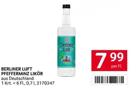 Transgourmet Berliner Luft Pfefferminzlikör Angebot