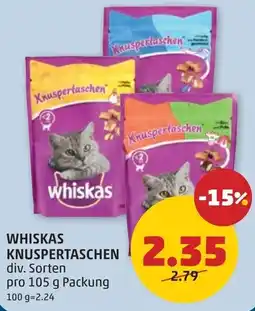 PENNY Whiskas knuspertaschen Angebot