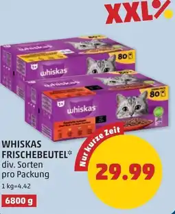 PENNY Whiskas frischebeutel Angebot