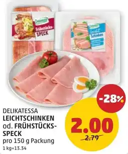 PENNY Leichtschinken frühstücks-speck Angebot