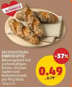 PENNY Bäckerkrönung eiweissspitz Angebot