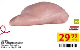 Transgourmet Natura bio putenbrust ganz Angebot